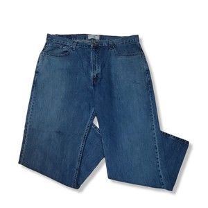 LEVI STRAUSS SIGNATURE Men's Jeans Size W40 L32 Loose Fit Straight Leg
